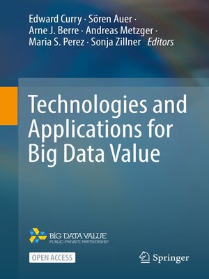 cover image of Technologies and Applications for Big Data Value